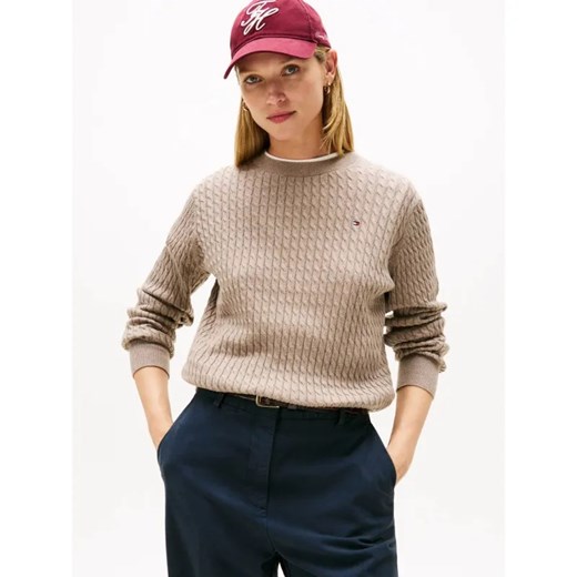 Tommy Hilfiger Sweter | Regular Fit - id: TH255W000232D42 - marki Tommy Hilfiger - 186508647 Tommy Hilfiger Sweter | Regular Fit ze sklepu Gomez Fashion Store w kategorii Swetry damskie - zdjęcie 186508647