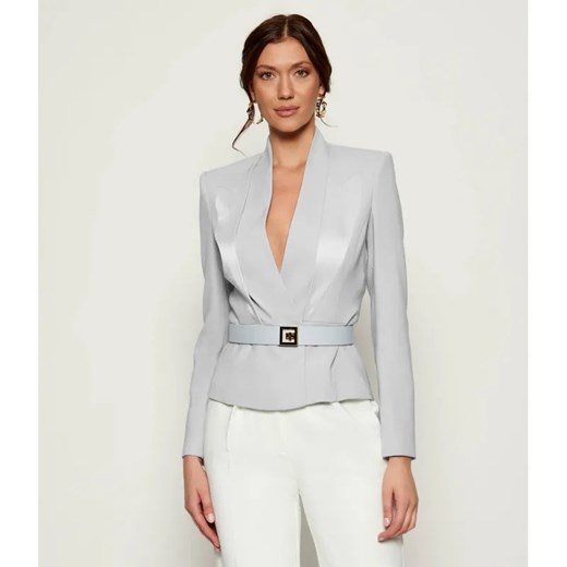 Elisabetta Franchi Żakiet | Slim Fit | z dodatkiem wełny ze sklepu Gomez Fashion Store w kategorii Marynarki damskie - zdjęcie 186509689