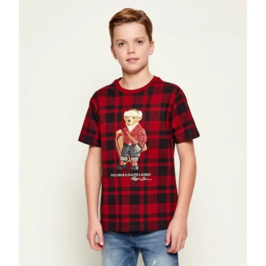 POLO RALPH LAUREN T-shirt | Regular Fit ze sklepu Gomez Fashion Store w kategorii T-shirty chłopięce - zdjęcie 186509699