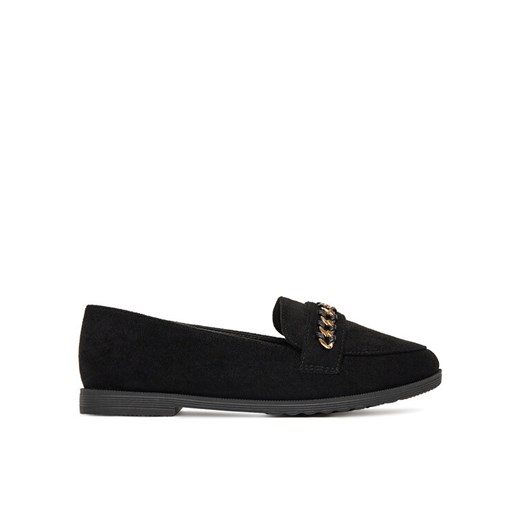 Loafersy DeeZee XWH5-5 Czarny ze sklepu eobuwie.pl w kategorii Lordsy damskie - zdjęcie 186511156