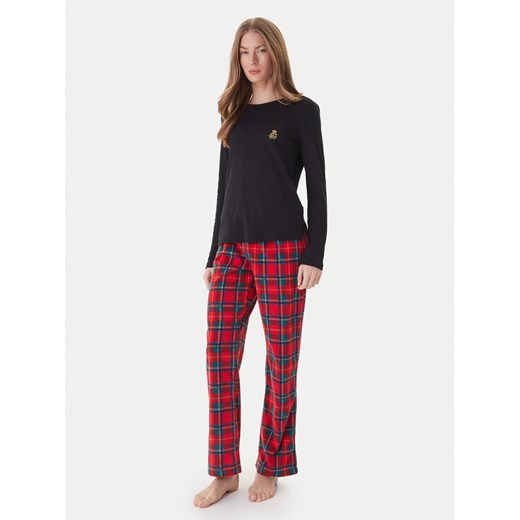 LAUREN RALPH LAUREN Piżama ILN72458F Zielony Regular Fit ze sklepu MODIVO w kategorii Piżamy damskie - zdjęcie 186511366