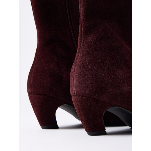 Mohito - Skórzane botki - ciemnobrązowy Mohito 40 Mohito