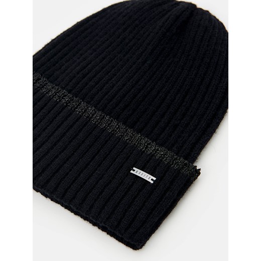 Mohito - Czarna czapka beanie - czarny Mohito ONE SIZE Mohito