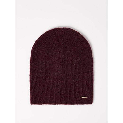 Mohito - Bordowa czapka beanie - kasztanowy ze sklepu Mohito w kategorii Czapki zimowe damskie - zdjęcie 186516775