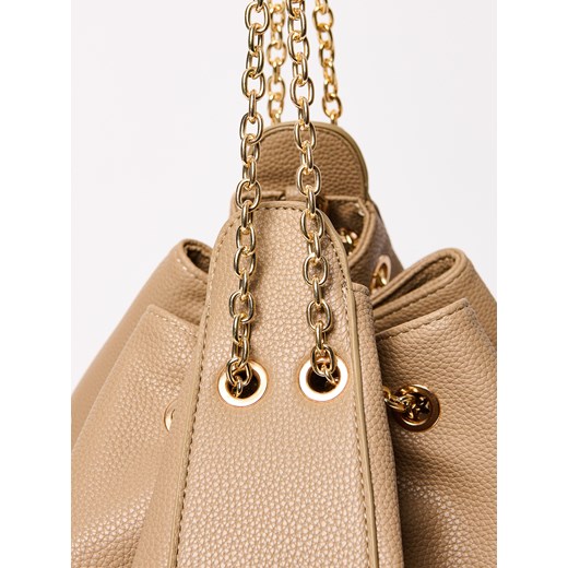 Mohito - Beżowa torebka typu worek - beżowy Mohito ONE SIZE Mohito