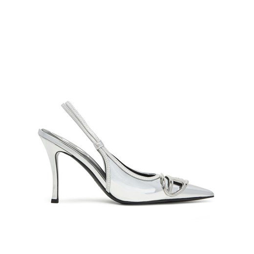 Szpilki Diesel Y02985 P1660 T9002 Srebrny ze sklepu eobuwie.pl w kategorii Czółenka - zdjęcie 186517497