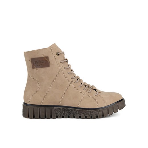 Trzewiki Rieker Y3421-20 Beżowy ze sklepu eobuwie.pl w kategorii Botki - zdjęcie 186517508