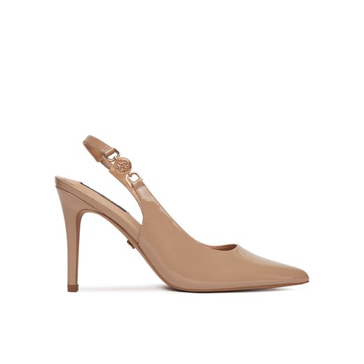 Szpilki Nine West CD23029-2 Beżowy ze sklepu eobuwie.pl w kategorii Czółenka - zdjęcie 186517538