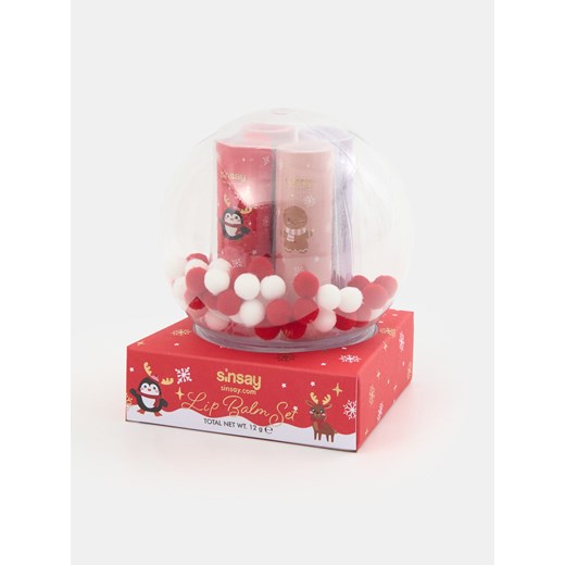 Sinsay - Balsam do ust z motywem zimowym 4 pack - wielobarwny Sinsay One Size Sinsay