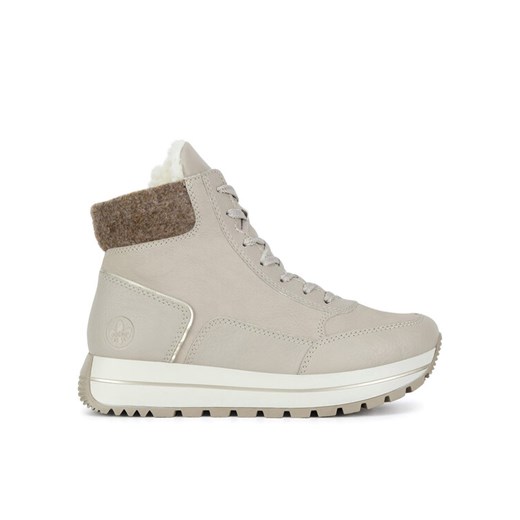 Trzewiki Rieker N4008-60 Beżowy ze sklepu eobuwie.pl w kategorii Botki - zdjęcie 186520085