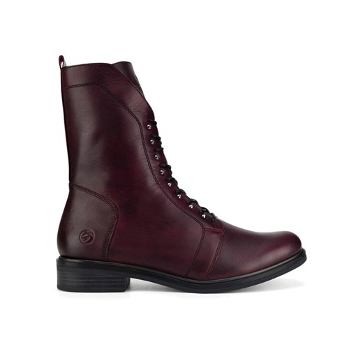 Trzewiki Remonte D8380-35 Bordowy ze sklepu eobuwie.pl w kategorii Botki - zdjęcie 186520105