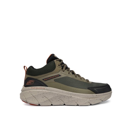 Sneakersy Skechers D'Lux Walker 2.0 232953 OLOR Khaki ze sklepu eobuwie.pl w kategorii Buty sportowe męskie - zdjęcie 186520119