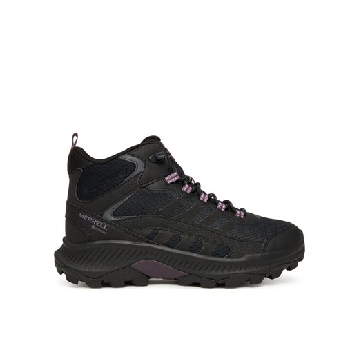 Trekkingi Merrell Speed Strike 2 Mid GORE-TEX J038258 Czarny ze sklepu eobuwie.pl w kategorii Buty trekkingowe damskie - zdjęcie 186520255