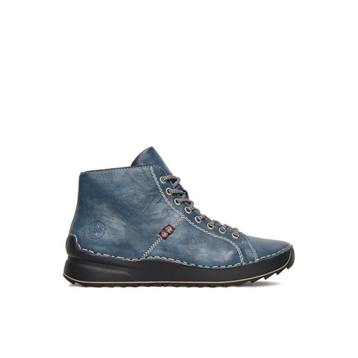 Trzewiki Rieker 71510-14 Niebieski ze sklepu eobuwie.pl w kategorii Botki - zdjęcie 186520309