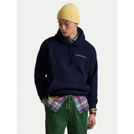 Polo Ralph Lauren Bluza 710981779001 Granatowy Relaxed Fit ze sklepu MODIVO w kategorii Bluzy męskie - zdjęcie 186521555