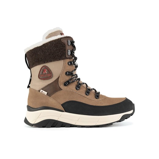 Rieker Revolution Lifestyle Trzewiki W0066-64 Beżowy ze sklepu MODIVO w kategorii Botki - zdjęcie 186521568