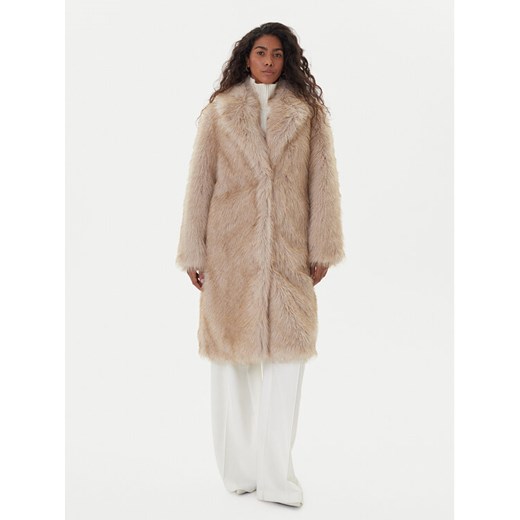 Liu Jo Futro MF5459 E1024 Beżowy Regular Fit ze sklepu MODIVO w kategorii Futra damskie - zdjęcie 186521575