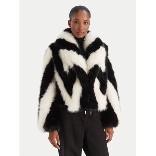 YES LONDON Futro LC/2083ECO Kolorowy Regular Fit ze sklepu MODIVO w kategorii Futra damskie - zdjęcie 186521647