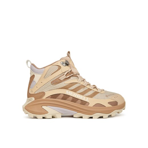 Merrell Trekkingi Moab Speed 2 Mid GORE-TEX J038822 Beżowy ze sklepu MODIVO w kategorii Buty trekkingowe damskie - zdjęcie 186521736