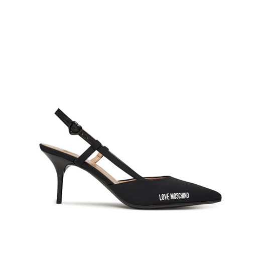 LOVE MOSCHINO Szpilki JA10627G0MIMX000 Czarny ze sklepu MODIVO w kategorii Sandały damskie - zdjęcie 186521749