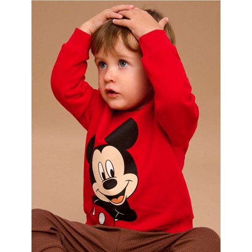 Sinsay - Bluza Mickey Mouse - czerwony - id: 032FX-33X - marki Sinsay - 186524349 Sinsay - Bluza Mickey Mouse - czerwony ze sklepu Sinsay w kategorii Bluzy i swetry - zdjęcie 186524349