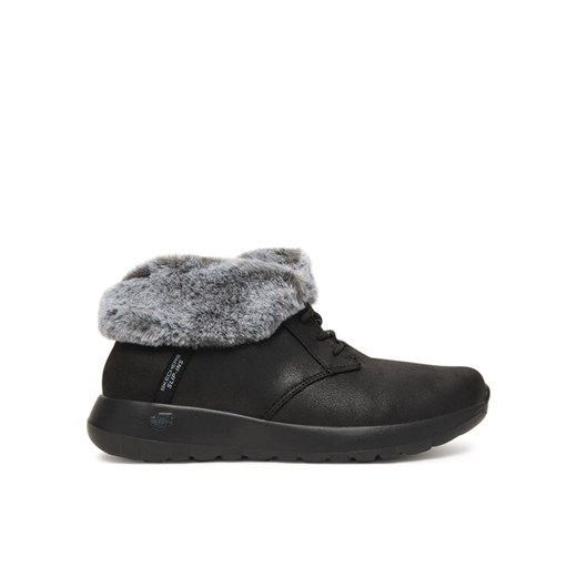 Botki Skechers On-The-Go Joy 144803/BKGY Czarny ze sklepu eobuwie.pl w kategorii Botki - zdjęcie 186524897