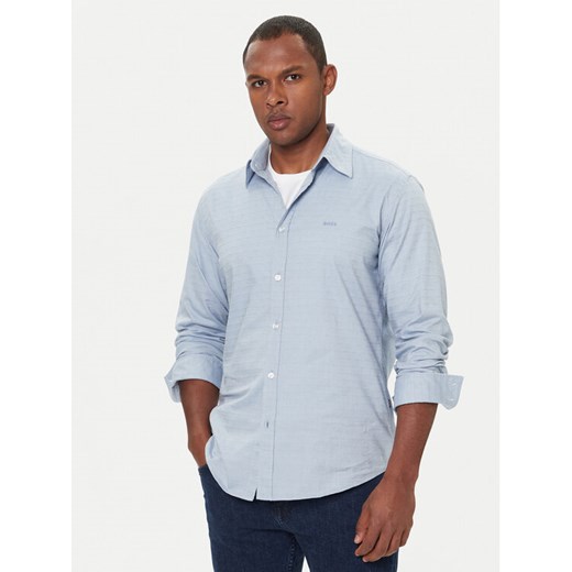 BOSS Koszula Relegant 50548959 Błękitny Regular Fit ze sklepu MODIVO w kategorii Koszule męskie - zdjęcie 186525408