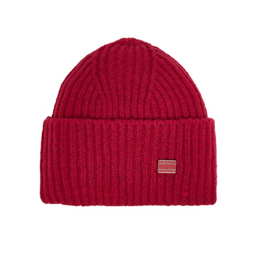 Tommy Hilfiger Czapka Elevated Heritage AW0AW17905 Czerwony ze sklepu MODIVO w kategorii Czapki zimowe damskie - zdjęcie 186525507