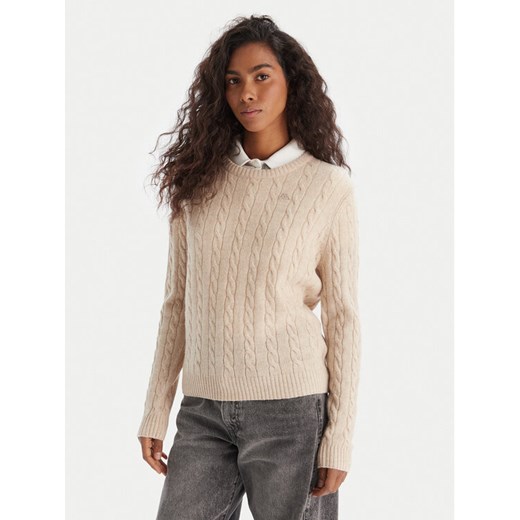 Robe di Kappa Sweter Jolie 65116CW Beżowy Regular Fit ze sklepu MODIVO w kategorii Swetry damskie - zdjęcie 186525547