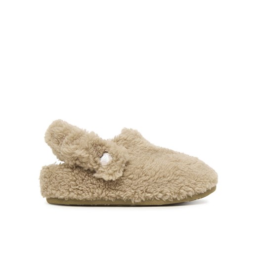 Crocs Kapcie Toddler Classic Cozzzy Slipper 210857 Beżowy ze sklepu MODIVO w kategorii Kapcie dziecięce - zdjęcie 186525558