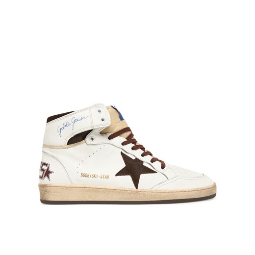 Golden Goose Sneakersy Sky Star GMF00230.F004005.11362 Biały ze sklepu MODIVO w kategorii Buty sportowe męskie - zdjęcie 186525569