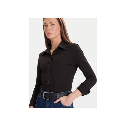 Tommy Hilfiger Koszula 1985 WW0WW43528 Czarny Slim Fit Tommy Hilfiger XL MODIVO