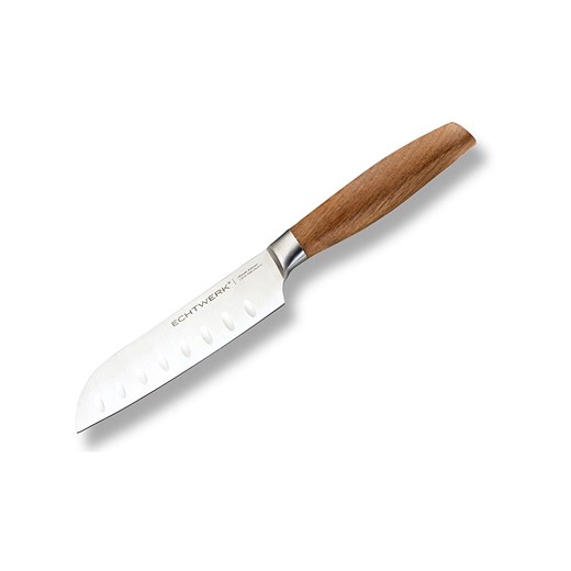 Echtwerk Nóż Santoku &quot;Classic Edition&quot; w kolorze jasnobrązowym - dł. 28,9 cm ze sklepu Limango Polska w kategorii Noże kuchenne - zdjęcie 186526755