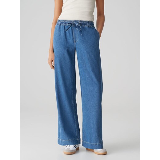OPUS Spodnie w kolorze niebieskim ze sklepu Limango Polska w kategorii Jeansy damskie - zdjęcie 186526846