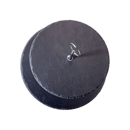 Echtwerk Etażerka w kolorze srebrno-czarnym - wys. 40 cm Echtwerk onesize promocyjna cena Limango Polska