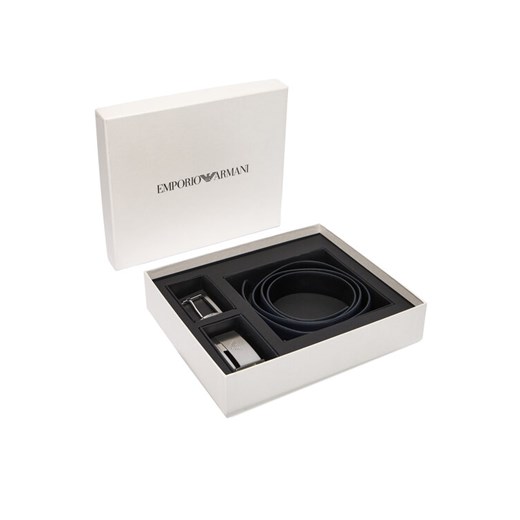 Emporio Armani Pasek Męski Y4S498 YLP4E 81285 Granatowy ze sklepu MODIVO w kategorii Paski męskie - zdjęcie 186527328
