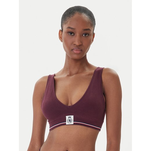 Tommy Hilfiger Biustonosz top UW0UW06062 Bordowy ze sklepu MODIVO w kategorii Biustonosze - zdjęcie 186527336
