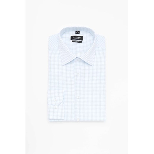 KOSZULA COVIVA 2936 DŁUGI RĘKAW SLIM FIT BIAŁY ze sklepu Recman w kategorii Koszule męskie - zdjęcie 186527898