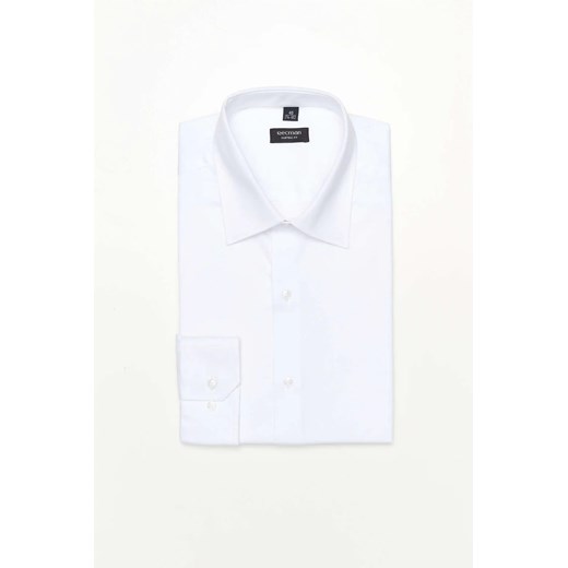 KOSZULA VERSONE 3059M DŁUGI RĘKAW CUSTOM FIT BIAŁY ze sklepu Recman w kategorii Koszule męskie - zdjęcie 186528786