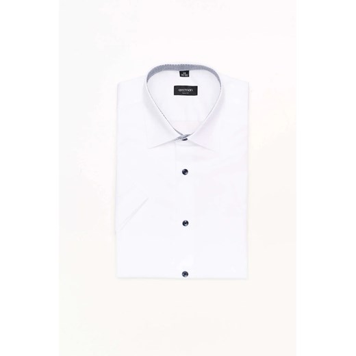 KOSZULA BEXLEY 2392E KRÓTKI RĘKAW SLIM FIT BIAŁY ze sklepu Recman w kategorii Koszule męskie - zdjęcie 186528858