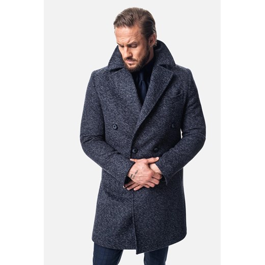 PŁASZCZ ALDWIN GRANAT ze sklepu Recman w kategorii Płaszcze męskie - zdjęcie 186529025