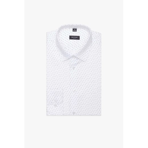 KOSZULA COLINE 3111T DŁUGI RĘKAW SLIM FIT BIAŁY ze sklepu Recman w kategorii Koszule męskie - zdjęcie 186529145