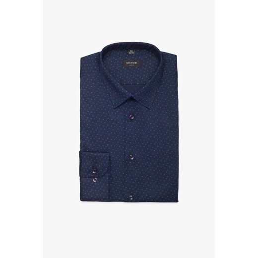 KOSZULA COLINE 3112T DŁUGI RĘKAW SLIM FIT GRANAT ze sklepu Recman w kategorii Koszule męskie - zdjęcie 186529147