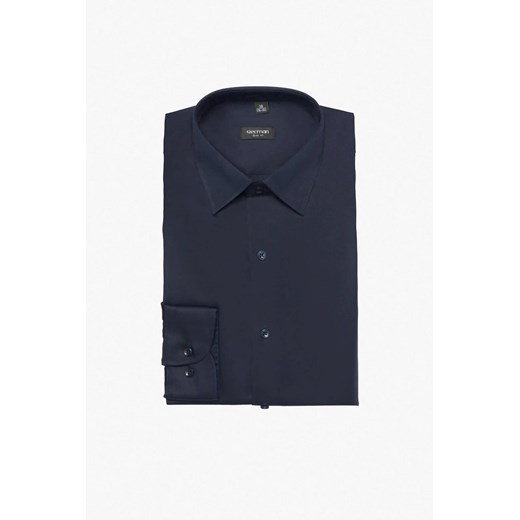 KOSZULA VERSONE 3153M DŁUGI RĘKAW SLIM FIT GRANAT ze sklepu Recman w kategorii Koszule męskie - zdjęcie 186529209