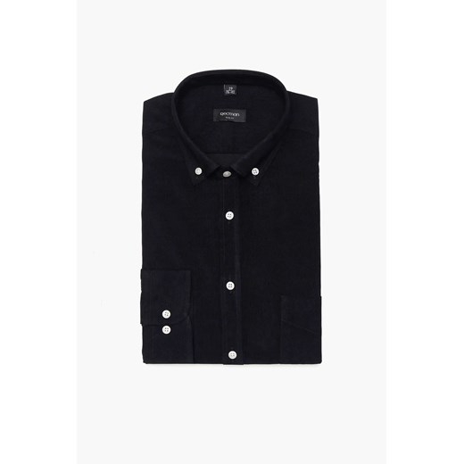 KOSZULA FORMENTO 3125 DŁUGI RĘKAW SLIM FIT CZERŃ ze sklepu Recman w kategorii Koszule męskie - zdjęcie 186529259
