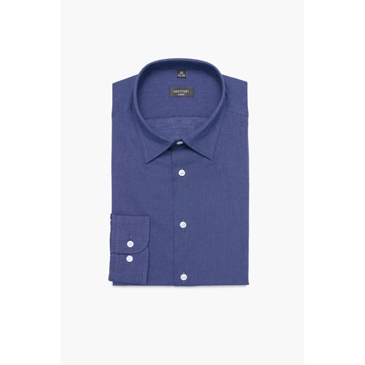 KOSZULA FORMENTO 3156D DŁUGI RĘKAW SLIM FIT GRANAT ze sklepu Recman w kategorii Koszule męskie - zdjęcie 186529327