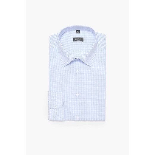 KOSZULA COVIVA 3164D DŁUGI RĘKAW SLIM FIT BIAŁY ze sklepu Recman w kategorii Koszule męskie - zdjęcie 186529356