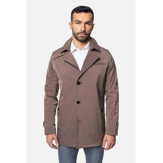 PŁASZCZ WINZE BRĄZ ze sklepu Recman w kategorii Płaszcze męskie - zdjęcie 186529389