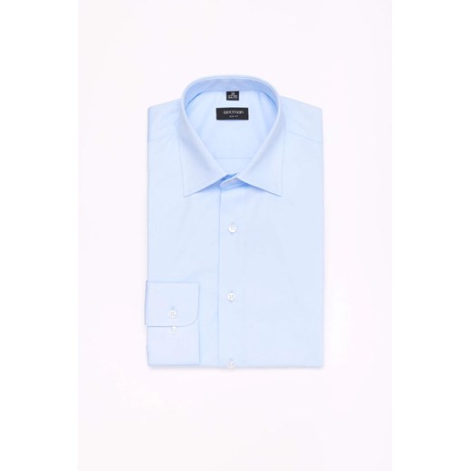 KOSZULA VERSONE 3180E DŁUGI RĘKAW SLIM FIT BŁĘKITNY ze sklepu Recman w kategorii Koszule męskie - zdjęcie 186529607