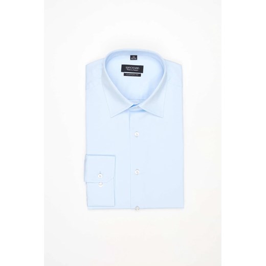 KOSZULA VERSONE 3180E DŁUGI RĘKAW CUSTOM FIT BŁĘKITNY ze sklepu Recman w kategorii Koszule męskie - zdjęcie 186529609